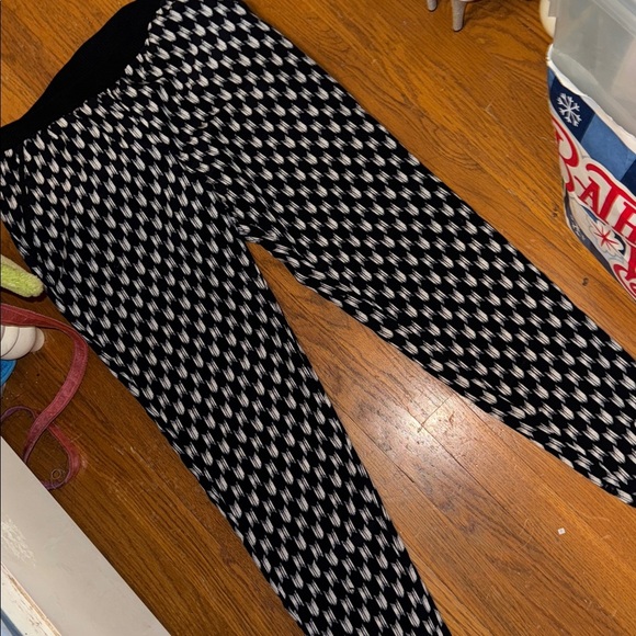 Blue White Pattern chevron elastic waist band business work travel conference - Picture 2 of 2